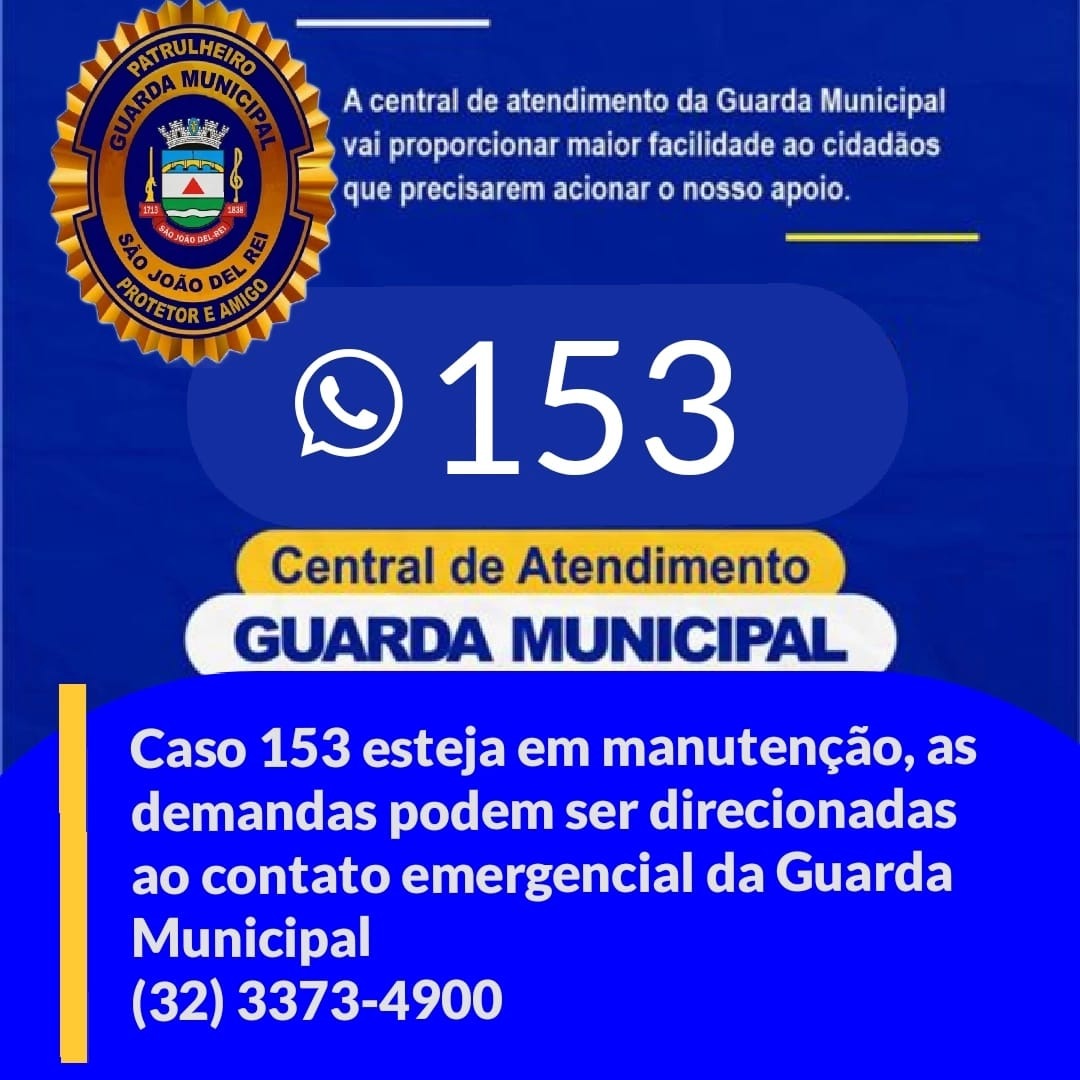 Inst Vel Guarda Municipal Divulga Contato Emergencial Emboabas