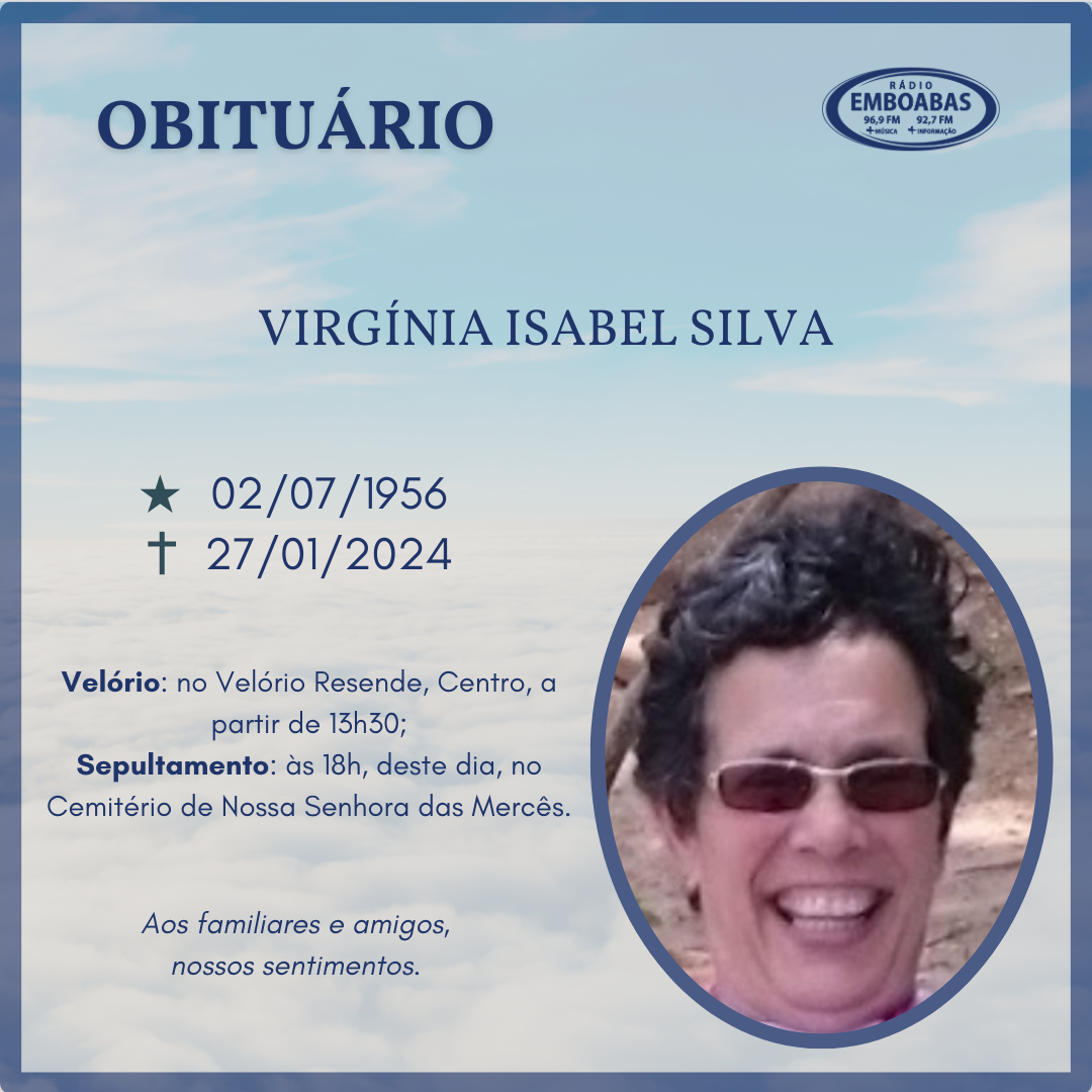 Obituário (27/01/2024) Emboabas